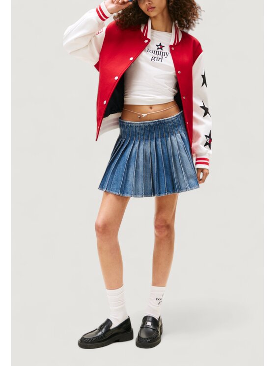 Tommy Jeans Tommy Jeans Minigonna TOMMY GIRL PLEATED D Blu Girl Fit
