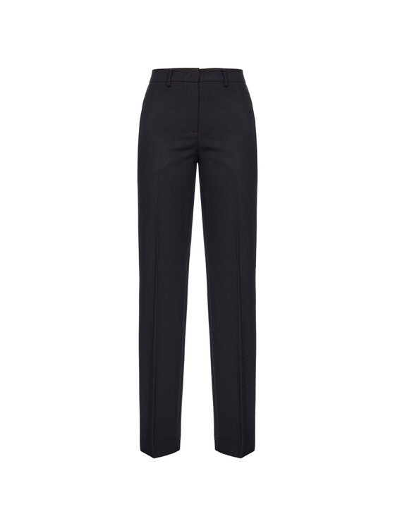 PINKO PINKO Παντελόνι γυναικείο Pantalone donna paraguay Μαύρο Regular Fit