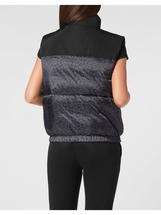 Plein Sport Plein Sport Bezrękawnik 10161 Czarny Regular Fit