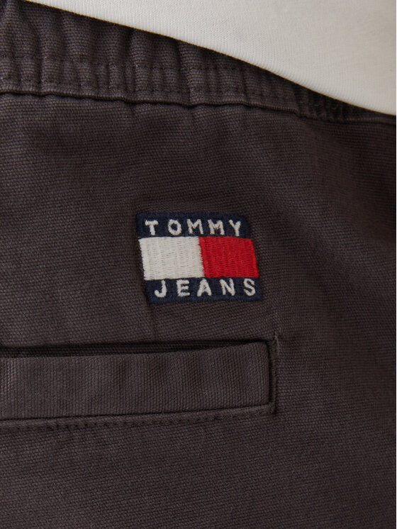 Tommy Jeans Tommy Jeans Jogger nohavice Scanton DM0DM23102 Sivá Slim Fit