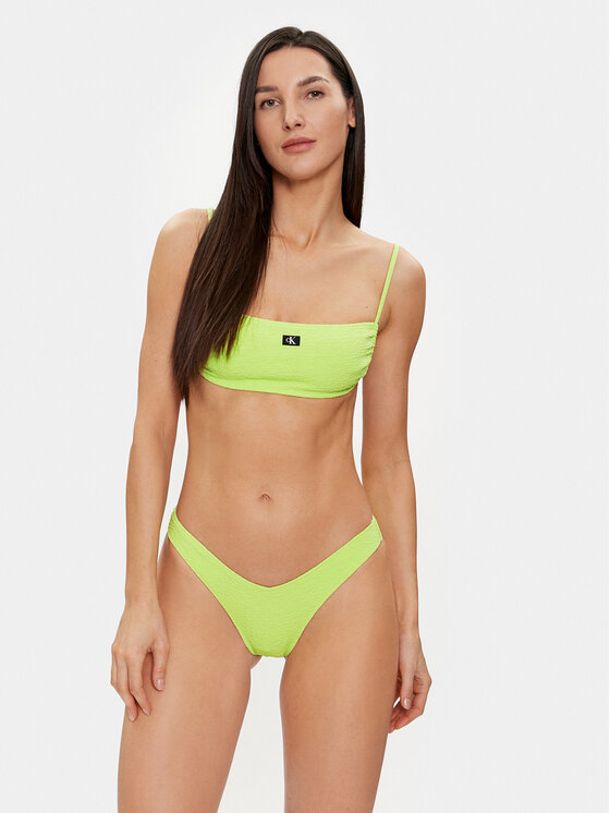 Calvin Klein Swimwear Calvin Klein Swimwear Spodný diel bikín KW0KW02399 Zelená