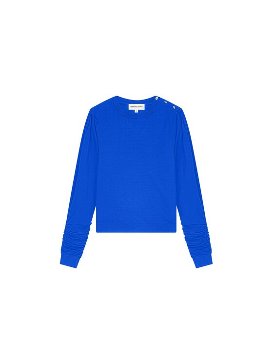 Fabienne Chapot Fabienne Chapot Sweter 8719561382211 Niebieski jasny Regular Fit