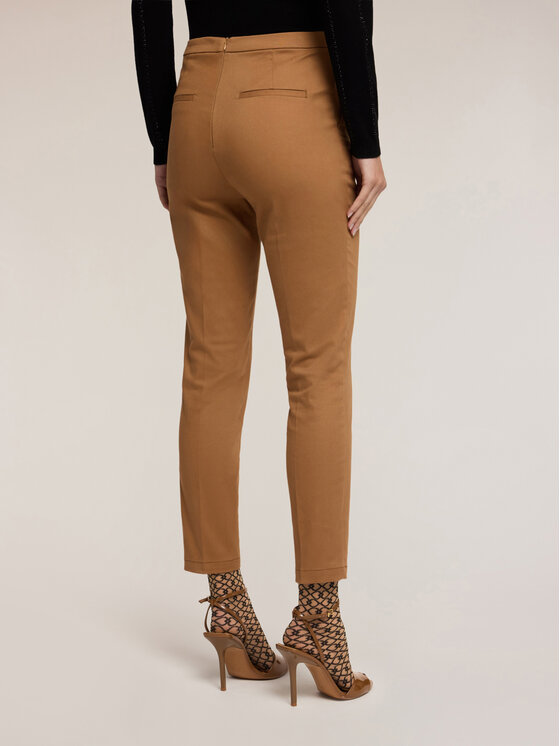 Motivi Motivi Pantaloni di tessuto P000Q004282N022 Marrone Skin Fit