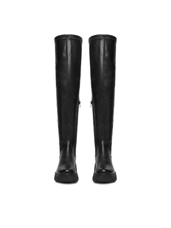 DeeZee DeeZee Overknees 9382 Schwarz