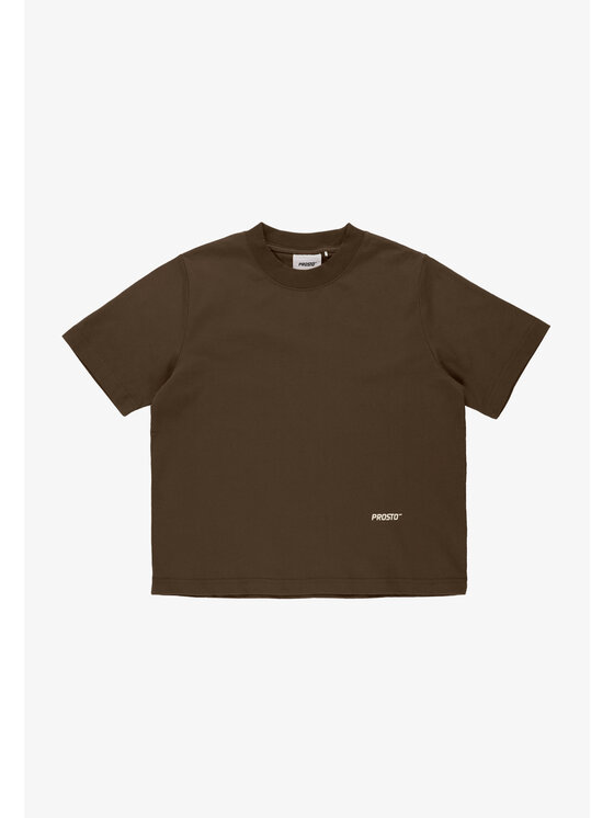 PROSTO. PROSTO. T-Shirt Boxing Brązowy Oversize