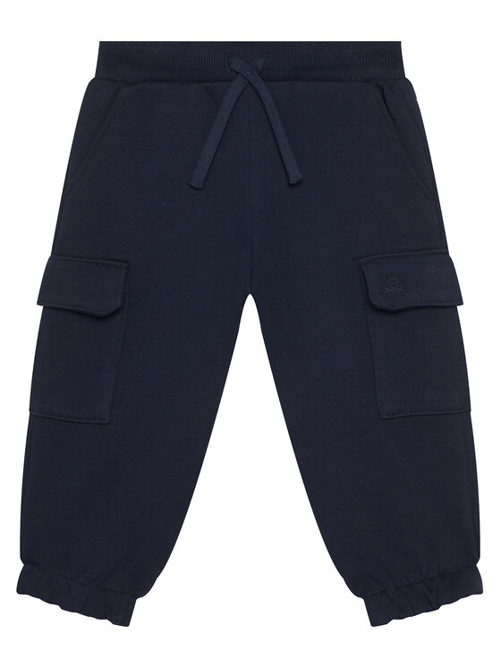 United Colors Of Benetton United Colors Of Benetton Pantaloni da tuta 3J68GF045 Blu scuro Regular Fit