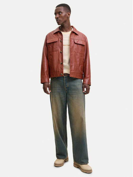 Jack&Jones Jack&Jones Тишърт Norrebro 12282892 Екрю Relaxed Fit