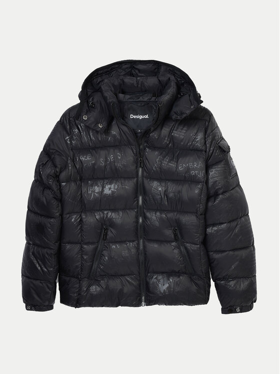 Desigual Desigual Winterjacke Drammen 24WWEWBM Schwarz Regular Fit