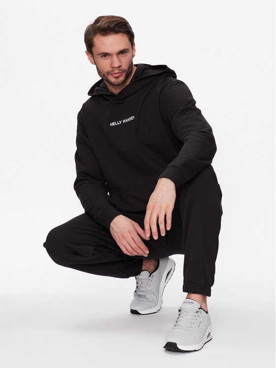 Helly Hansen Helly Hansen Mikina Core Graphic 53924 Čierna Regular Fit