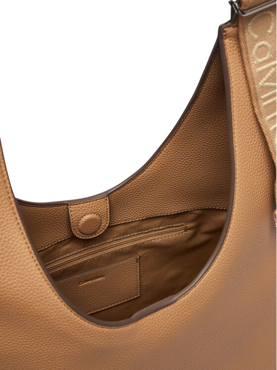 Calvin Klein Calvin Klein Rankinė Webbing Adj Strap Large Shoulder LV04F3643G Smėlio