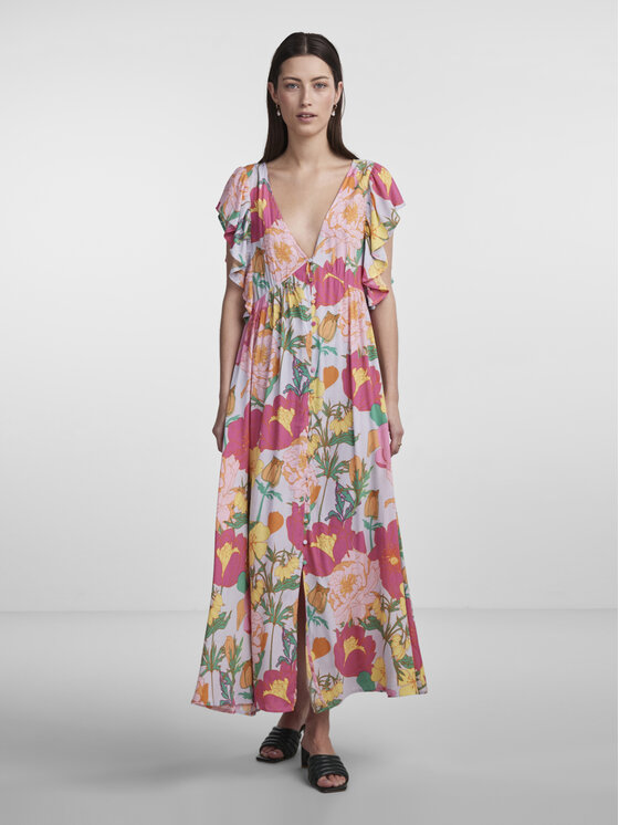 YAS YAS Повсякденна сукня 26029717 Фіолетовий Regular Fit