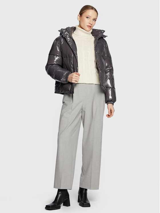 Samsøe Samsøe Samsøe Samsøe Zimska jakna Pearl F22300023 Siva Relaxed Fit