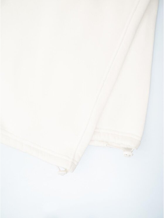 Jigga Wear Jigga Wear Spodnie dresowe Szerokie Ecru 133088 Biały Regular Fit