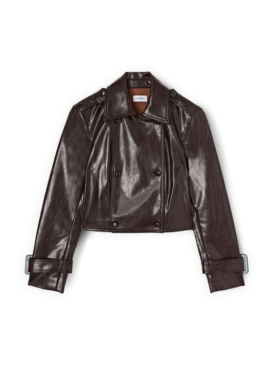 Motivi Motivi Giacca in similpelle R312Q001112N022 Bordeaux Regular Fit