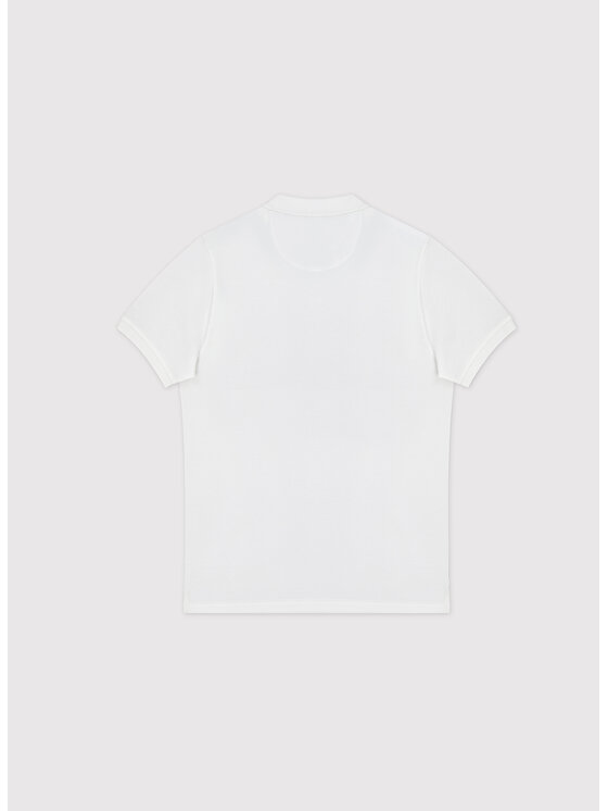 Pako Lorente Pako Lorente Polo P26SN-TX-004 Biały Classic Fit