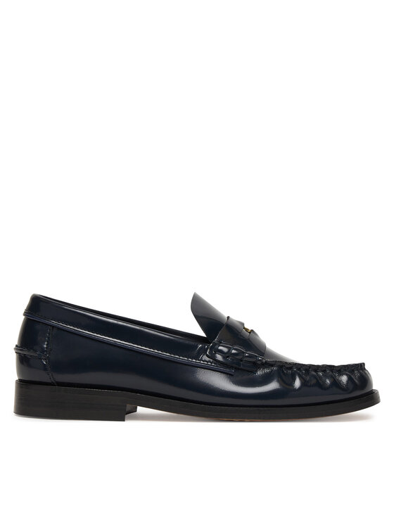 Tommy Hilfiger Tommy Hilfiger Mokasíny Hilfiger Penny Abrasivato FW0FW09323 Tmavomodrá