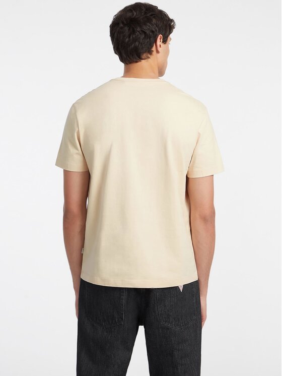 Guess Jeans Guess Jeans T-shirt 165529 Beige Classic Fit
