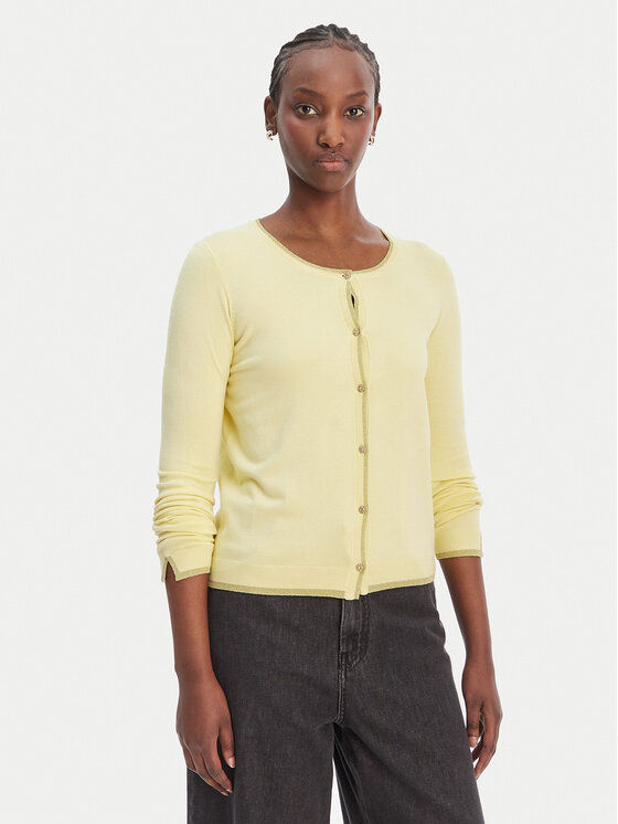 Liu Jo Liu Jo Kardigan WA6280 MS49I Kollane Regular Fit