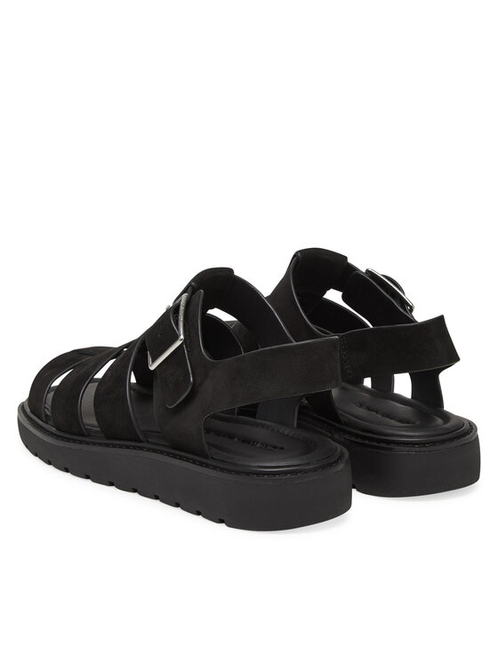 Calvin Klein Jeans Calvin Klein Jeans Sandali Fisherman Hw Sandal Lth YW0YW01962 Nero