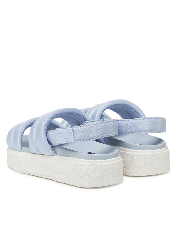 Tommy Jeans Tommy Jeans Sandale Tjw Flatform Sandal EN0EN02802 Albastru celest