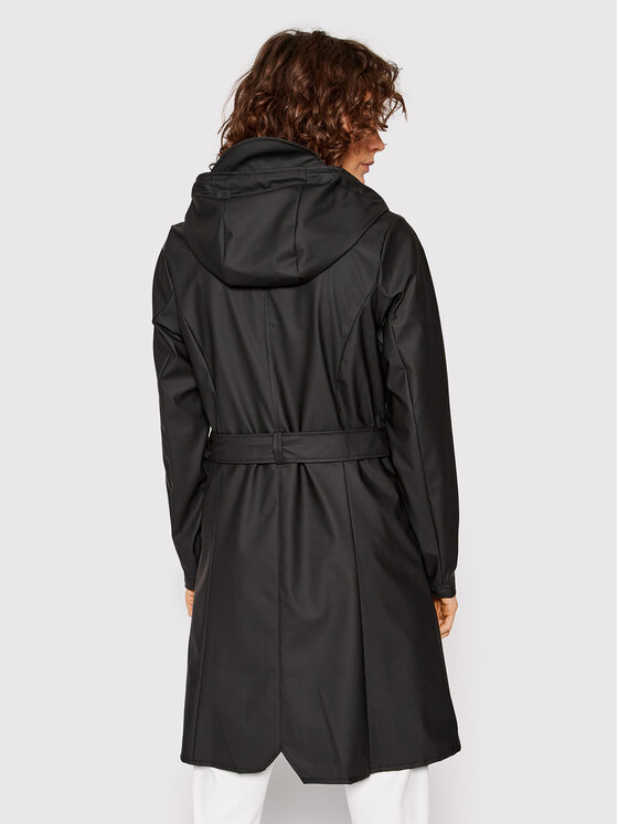 Rains Rains Geacă de ploaie 18130 Negru Regular Fit