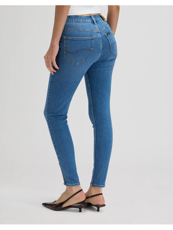 Lee Lee Jeans SCARLETT HIGH ZIP Blu Skinny Fit