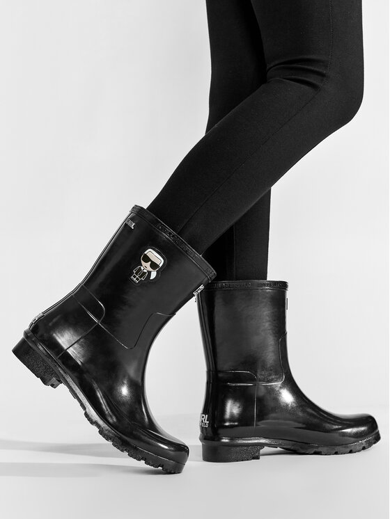 KARL LAGERFELD KARL LAGERFELD Kalosze KL47073 Czarny