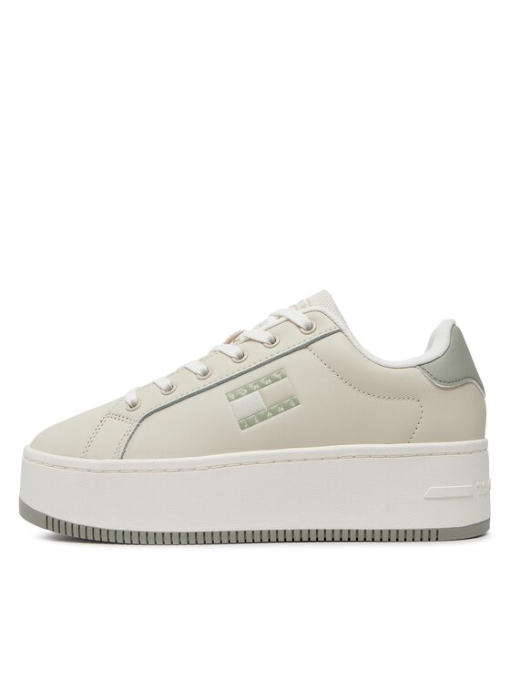Tommy Jeans Tommy Jeans Tenisice Tjw Flatform Ess EN0EN02518 Écru