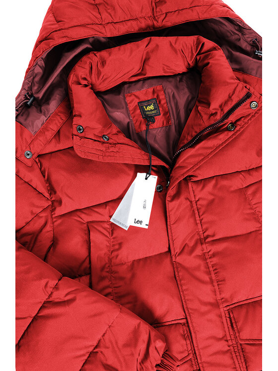 Lee Lee Giubbotto invernale PUFFER JACKET Rosso Regular Fit