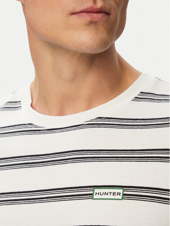 Hunter Hunter Marškinėliai W126-HRMTS-1003-01X Balta Regular Fit