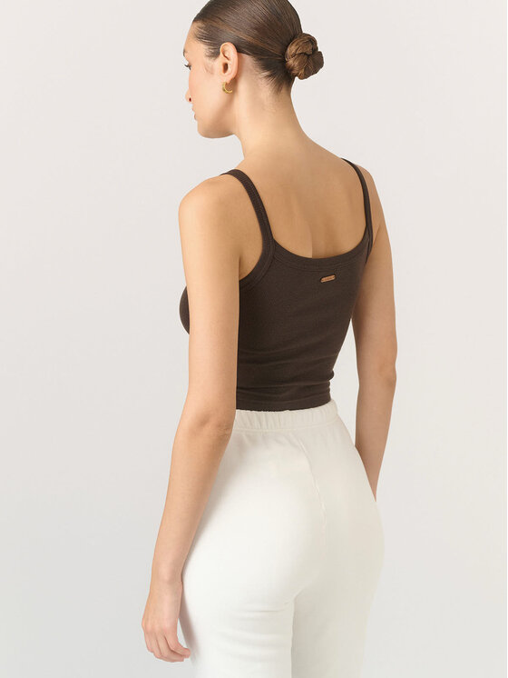 La Mania La Mania Podprsenkový top TESSA 3 Hnedá Classic Fit