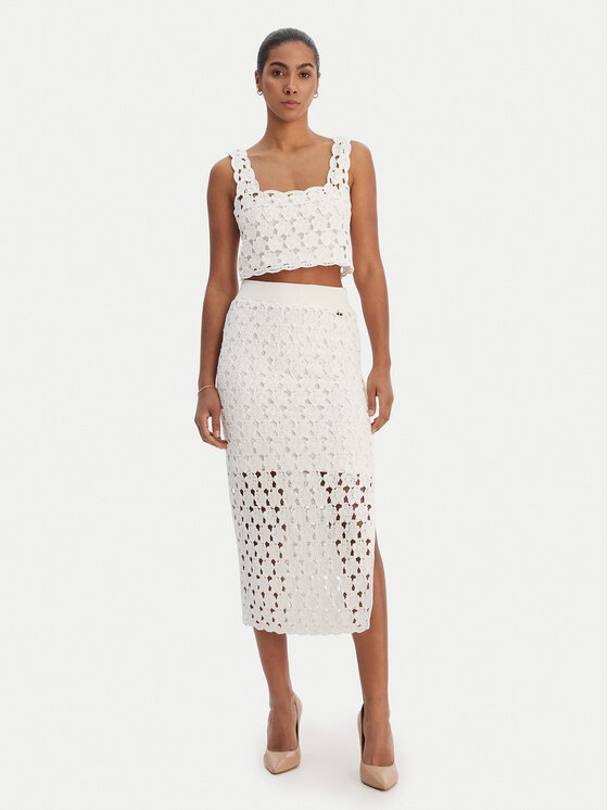 Fracomina Fracomina Τοπ FR26ST4017K488R6 Εκρού Regular Fit