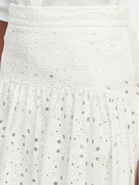 Marella Marella Φούστα maxi Ballo 2615101042 Λευκό Regular Fit