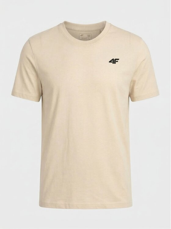 4F 4F T-Shirt Z-TTSHM3948-3-K Bordowy Regular Fit