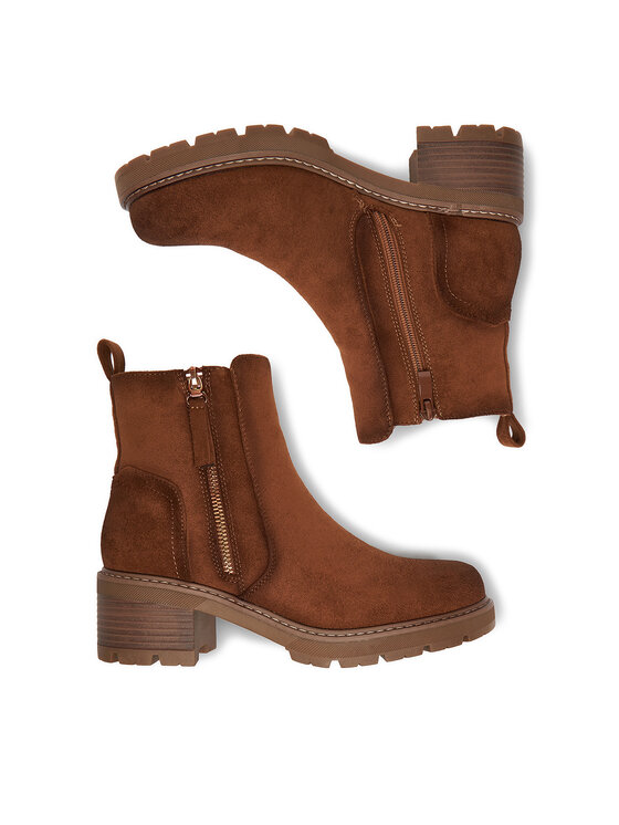 Clara Barson Clara Barson Stiefeletten CEO-HY58222-1 Braun