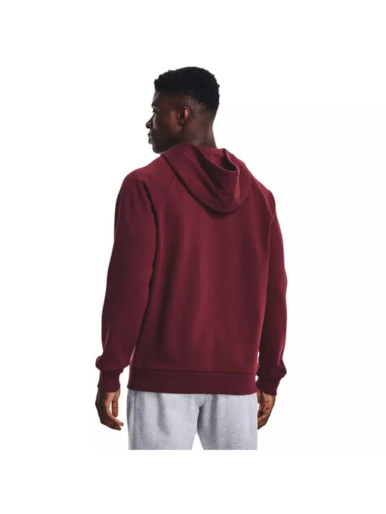 Under Armour Under Armour Bluza 1357093-690 Bordowy Loose Fit