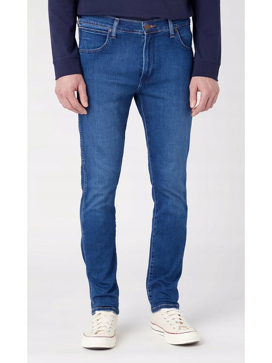 Wrangler Wrangler Jeansy Larston Niebieski Slim Fit