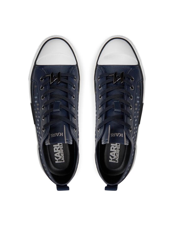 KARL LAGERFELD Sneakers KL50424 Bleu marine | Modivo.fr