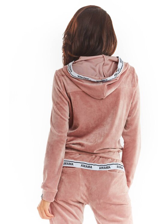 Awama Awama Bluza A373 Różowy Basic Fit