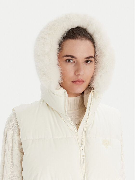 Guess Guess Sportisks veste W5BL81 W3282 Balts Regular Fit