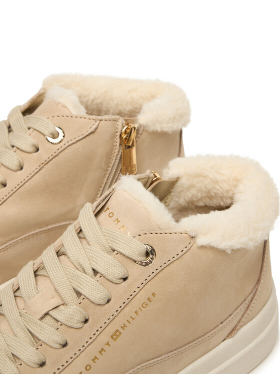 Tommy Hilfiger Tommy Hilfiger Sportcipők Modern Court Sneaker Mc Wl FW0FW09000 Bézs