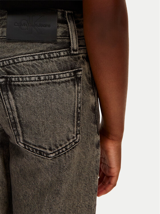 Calvin Klein Jeans Calvin Klein Jeans Džínsy IG0IG03055 Sivá Wide Leg