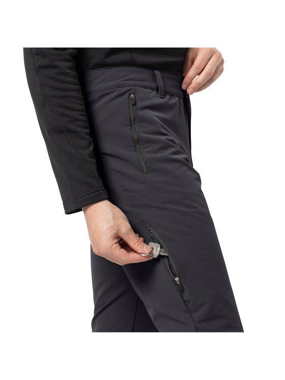 Jack Wolfskin Jack Wolfskin Spodnie outdoor 1503602_6000 Czarny Regular Fit