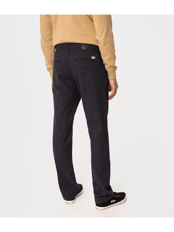 Lee Cooper Lee Cooper Spodnie materiałowe LUKAS Granatowy Straight Fit