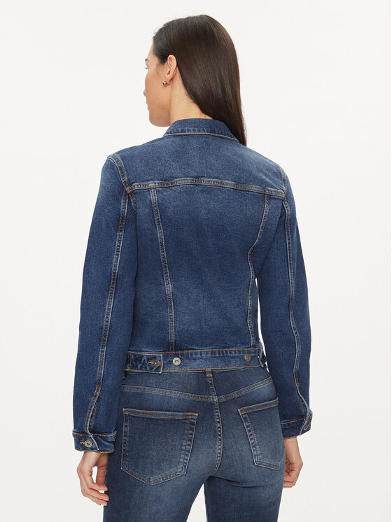 Giubbotto jeans benetton hot sale