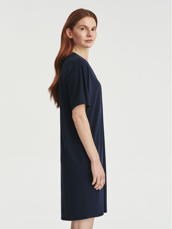 TATUUM TATUUM Sukienka dzianinowa LAROS Granatowy Loose Fit