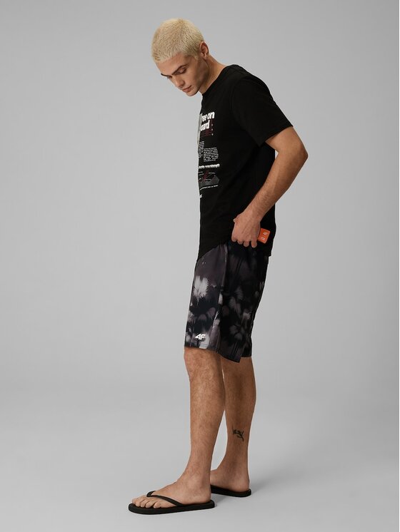 4F 4F Szorty kąpielowe 4FRSS26UBDSM267-90A Kolorowy Regular Fit