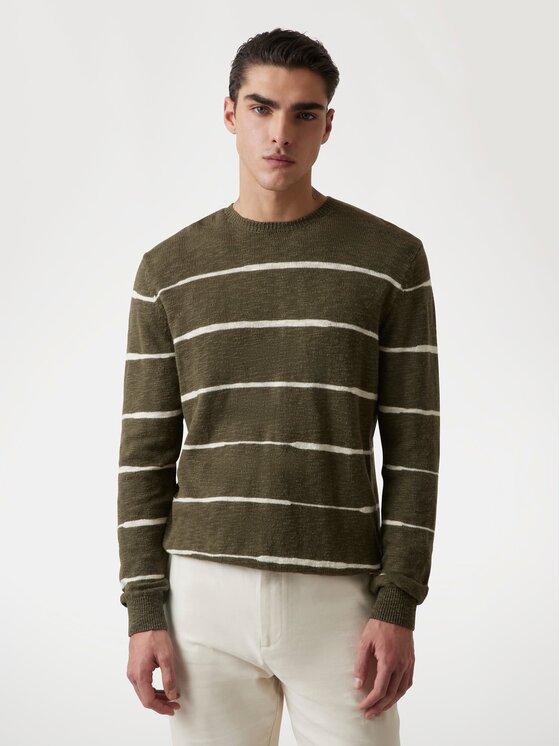 Guess Guess Sweter 174533 Zielony Classic Fit