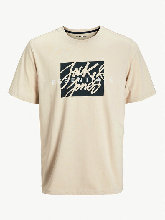 Jack&Jones Jack&Jones T-shirt Colton 12268439 Bež Standard Fit