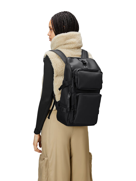 Rains Rains Rucksack Trail Cargo Backpack W3 14330 Schwarz